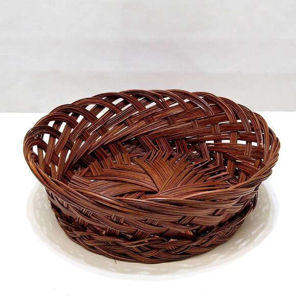 Wicker Basket Handwoven Rattan aesthetic appeal Sturdy Strong Long Lasting Use - Picture 2 of 6